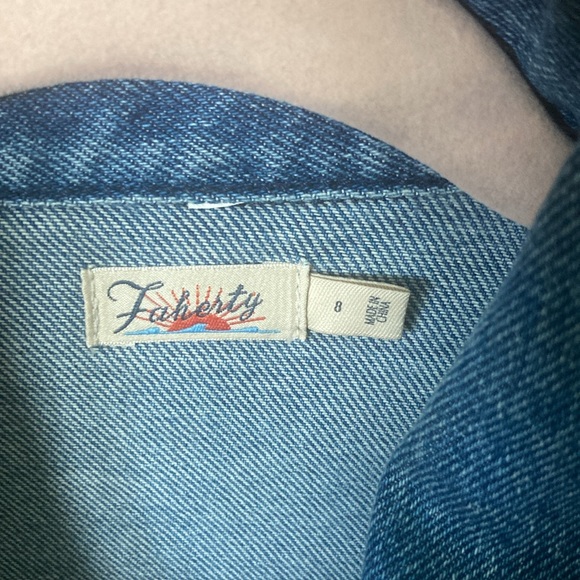 Denim Jean Dress by Faherty - Picture 2 of 6